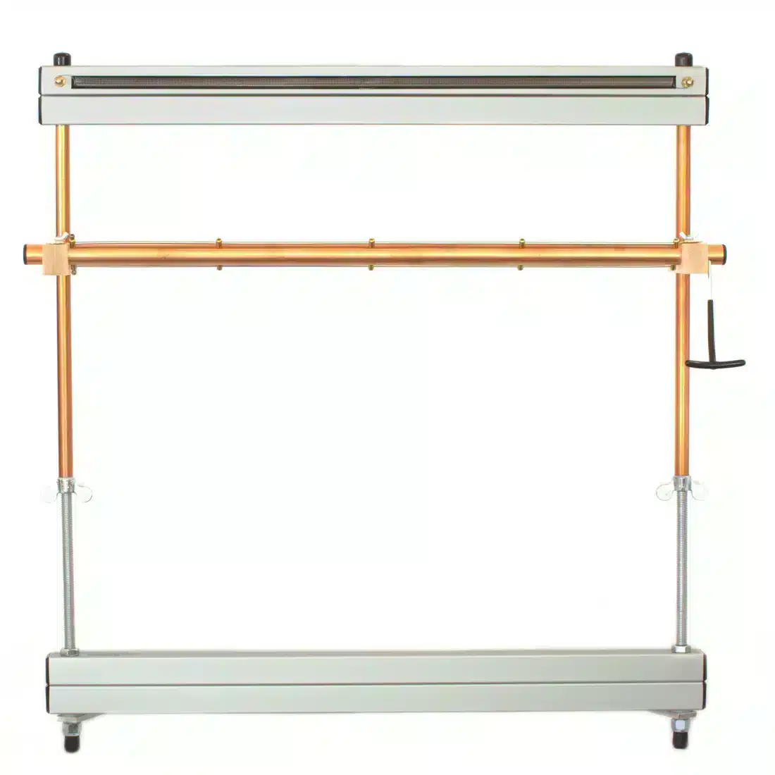 Mirrix McKinley weefgetouw met dubbele balken, groot aluminium tafelweefgetouw voor tapisserie